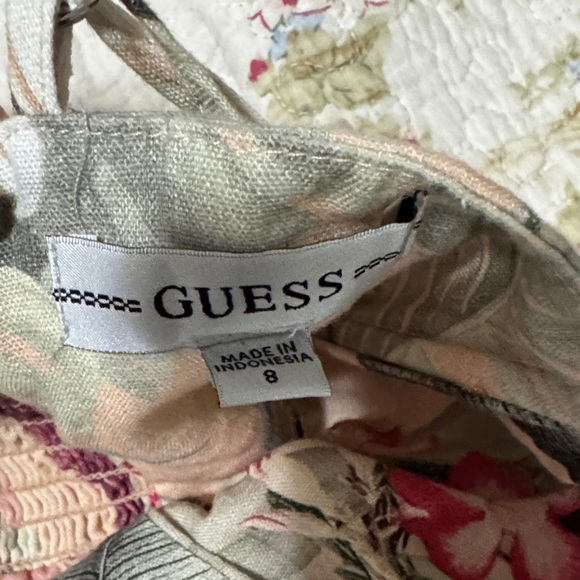 Floral St Dress with Tie Waist size US 8 - Picture 2 of 2